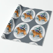 Nova Scotia Duck Tolling Retriever Kerstmis Cadeaupapier (Uitgerold)