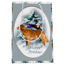 Nova Scotia Duck Tolling Retriever Kerstmis Medium Cadeauzakje