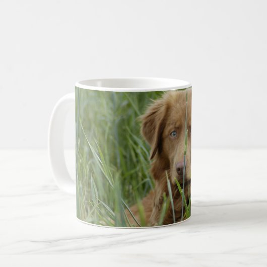 Nova Scotia Duck Tolling Retriever Koffiemok (Voorkant links)