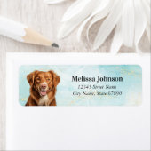 Nova Scotia Duck Tolling Retriever-labels Etiket (Insitu)