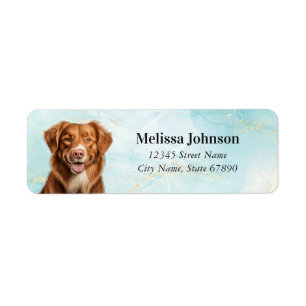 Nova Scotia Duck Tolling Retriever-labels Etiket