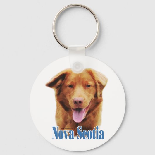 Nova Scotia Duck Tolling Retriever Naam Sleutelhanger (Voorkant)