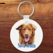 Nova Scotia Duck Tolling Retriever Naam Sleutelhanger (Voorkant)
