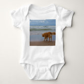 Nova Scotia Duck Tolling Retriever Ocean Attous Romper (Voorkant)