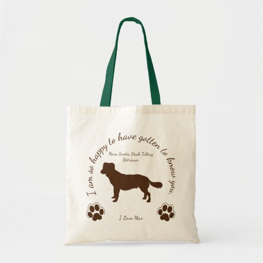 Nova Scotia Duck Tolling Retriever Originele ト ー Tote Bag (Voorkant)