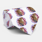 Nova Scotia Duck Tolling Retriever Patriot Stropdas (Opgerold)