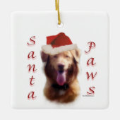 Nova Scotia Duck Tolling Retriever Santa Paws Keramisch Ornament (Voorkant)