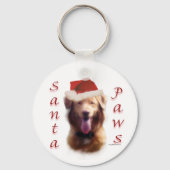 Nova Scotia Duck Tolling Retriever Santa Paws Sleutelhanger (Voorkant)