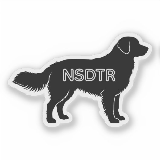 Nova Scotia Duck Tolling Retriever Sticker (Voorkant)