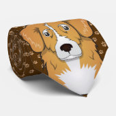 Nova Scotia Duck Tolling Retriever (Toller) Stropdas (Opgerold)