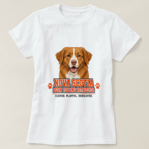🐾 Nova Scotia Duck Tolling Retriever Trots 🐾 T-shirt