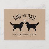 Nova Scotia Duck Tolling Retriever trouwdatum Aankondigingskaart (Voorkant)