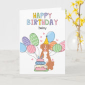 Nova Scotia Duck Tolling Retriever Verjaardag Kaar Kaart (Gele Bloem)