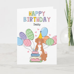 Nova Scotia Duck Tolling Retriever Verjaardag Kaar Kaart