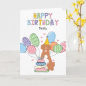 Nova Scotia Duck Tolling Retriever Verjaardag Kaar Kaart (Gele Bloem)