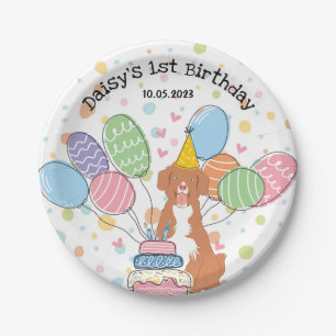 Nova Scotia Duck Tolling Retriever Verjaardag Papieren Bordje