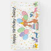 Nova Scotia Duck Tolling Retriever Verjaardag Spandoek (Verticaal)