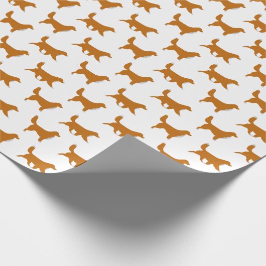 Nova Scotia Duck Tolling Retriever Wrappapier Cadeaupapier (Hoek)