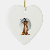 Nova Scotia Duck Tolling Retrievers Dog Witch Pet Keramisch Ornament (Rechts)