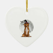 Nova Scotia Duck Tolling Retrievers Dog Witch Pet Keramisch Ornament (Voorkant)