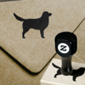 Nova Scotia Duck Tolling Silhouette Rubberstempel