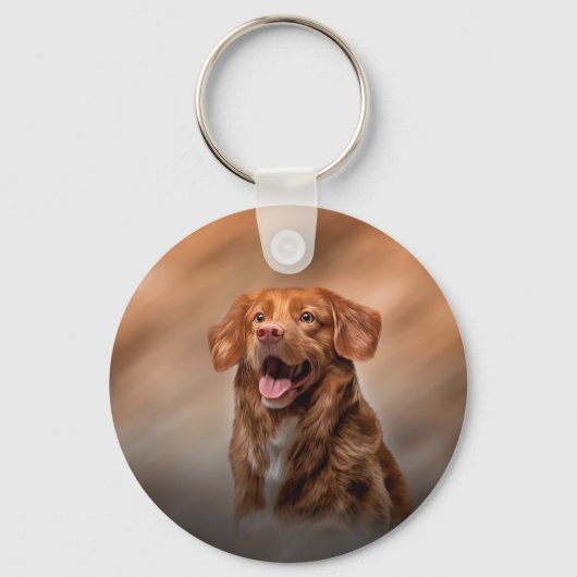 Nova Scotia Duck Tolling Sleutelhanger (Voorkant)