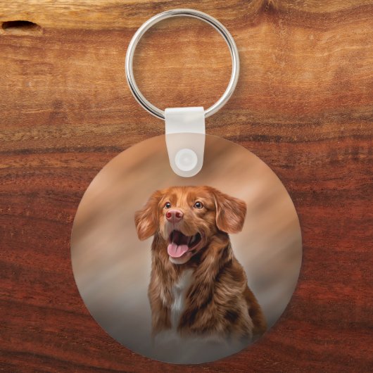 Nova Scotia Duck Tolling Sleutelhanger (Voorkant)