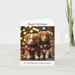 Nova Scotia Ducktolling Retriever Kerst Kaart