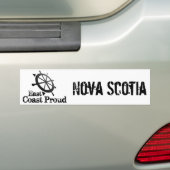 Nova Scotia East Coast Nautical Bumpersticker (Op auto)