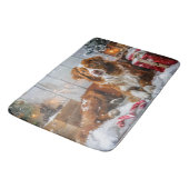 Nova Scotia Eend Toller Hond Kerstfeest Badmat (Gekanteld)