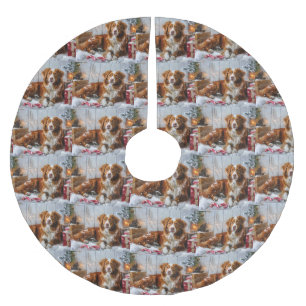 Nova Scotia Eend Toller Hond Kerstfeest Kerstboom Rok