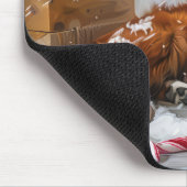 Nova Scotia Eend Toller Hond Kerstfeest Muismat (Hoek)