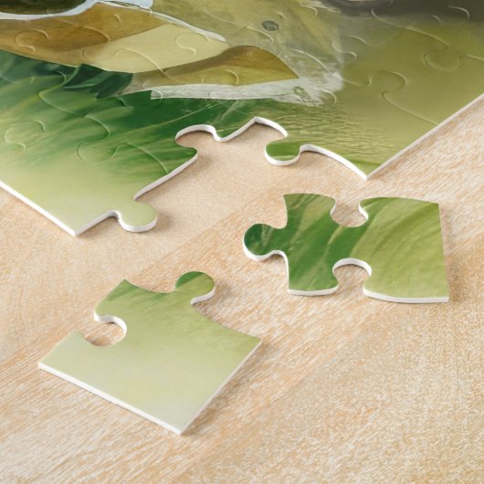 Nova Scotia Eend Toller met Paaseieren Vakantie Legpuzzel (Zijkant)