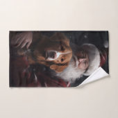 Nova Scotia Eend Toller Met Sinterklaas Feestelijk Bad Handdoek (Handdoek)