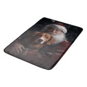 Nova Scotia Eend Toller Met Sinterklaas Feestelijk Badmat (Gekanteld)