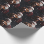 Nova Scotia Eend Toller Met Sinterklaas Feestelijk Cadeaupapier (Hoek)