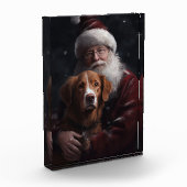 Nova Scotia Eend Toller Met Sinterklaas Feestelijk Fotoblokken (Links)