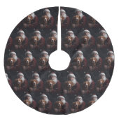 Nova Scotia Eend Toller Met Sinterklaas Feestelijk Kerstboom Rok (Voorkant)