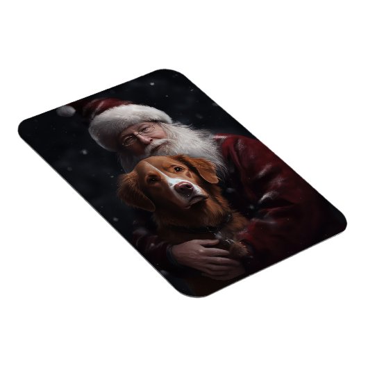 Nova Scotia Eend Toller Met Sinterklaas Feestelijk Magneet (Rechterzijde)