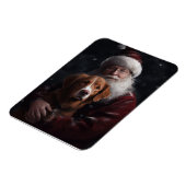 Nova Scotia Eend Toller Met Sinterklaas Feestelijk Magneet (Linkerzijde)