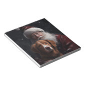 Nova Scotia Eend Toller Met Sinterklaas Feestelijk Notitieblok (Schuin)