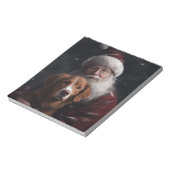 Nova Scotia Eend Toller Met Sinterklaas Feestelijk Notitieblok (Linkerzijde)