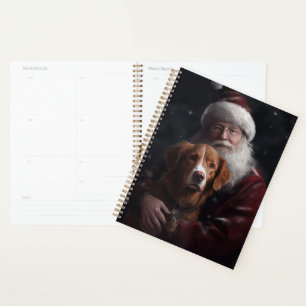 Nova Scotia Eend Toller Met Sinterklaas Feestelijk Planner