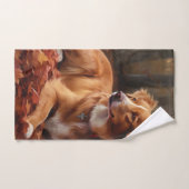 Nova Scotia eendendrager in de herfst laat Herfst Bad Handdoek (Handdoek)