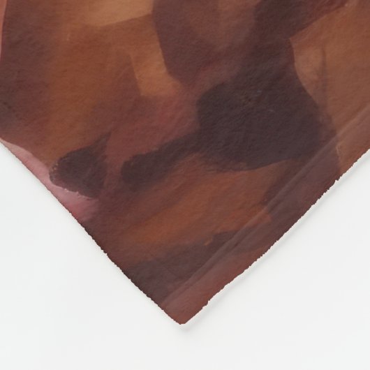 Nova Scotia eendendrager in de herfst laat Herfst Fleece Deken (Hoek)