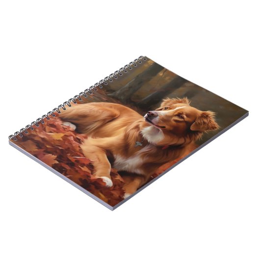 Nova Scotia eendendrager in de herfst laat Herfst Notitieboek (Linkerzijde)