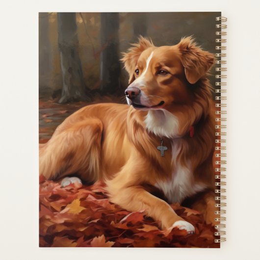 Nova Scotia eendendrager in de herfst laat Herfst Planner (Achterkant)