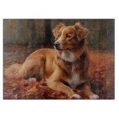 Nova Scotia eendendrager in de herfst laat Herfst Snijplank (Voorkant)