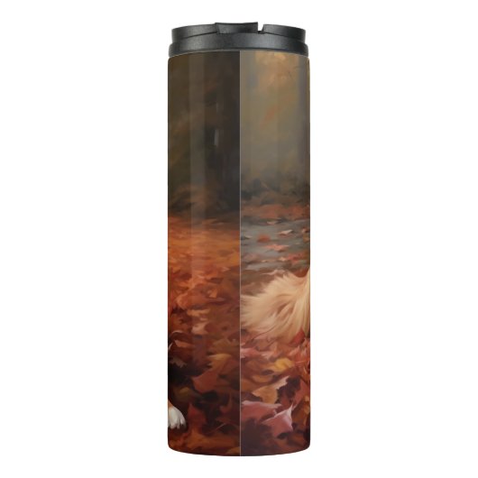 Nova Scotia eendendrager in de herfst laat Herfst Thermosbeker (Achterkant)