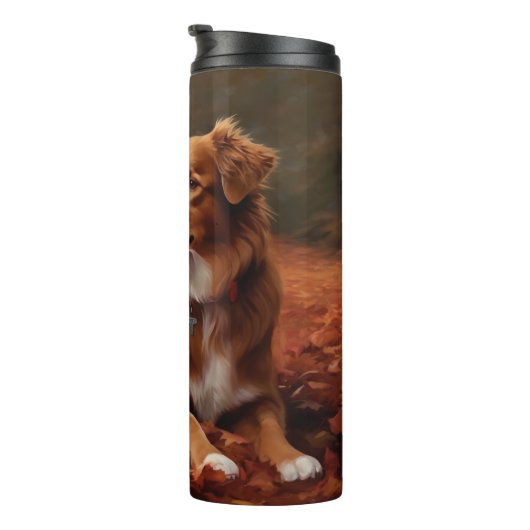 Nova Scotia eendendrager in de herfst laat Herfst Thermosbeker (Geroteerd rechts)